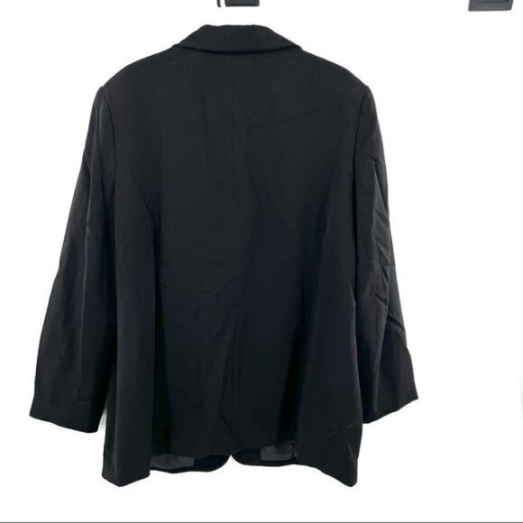 Bob Mackie black blazer jacket size 20w - Picture 8 of 10